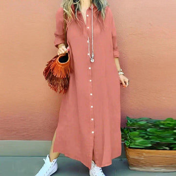 Long Summer Shirt Dress